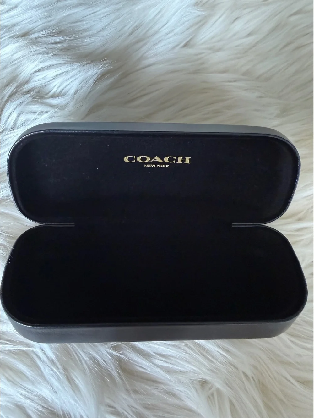 Coach Black Hard Eyeglass Case